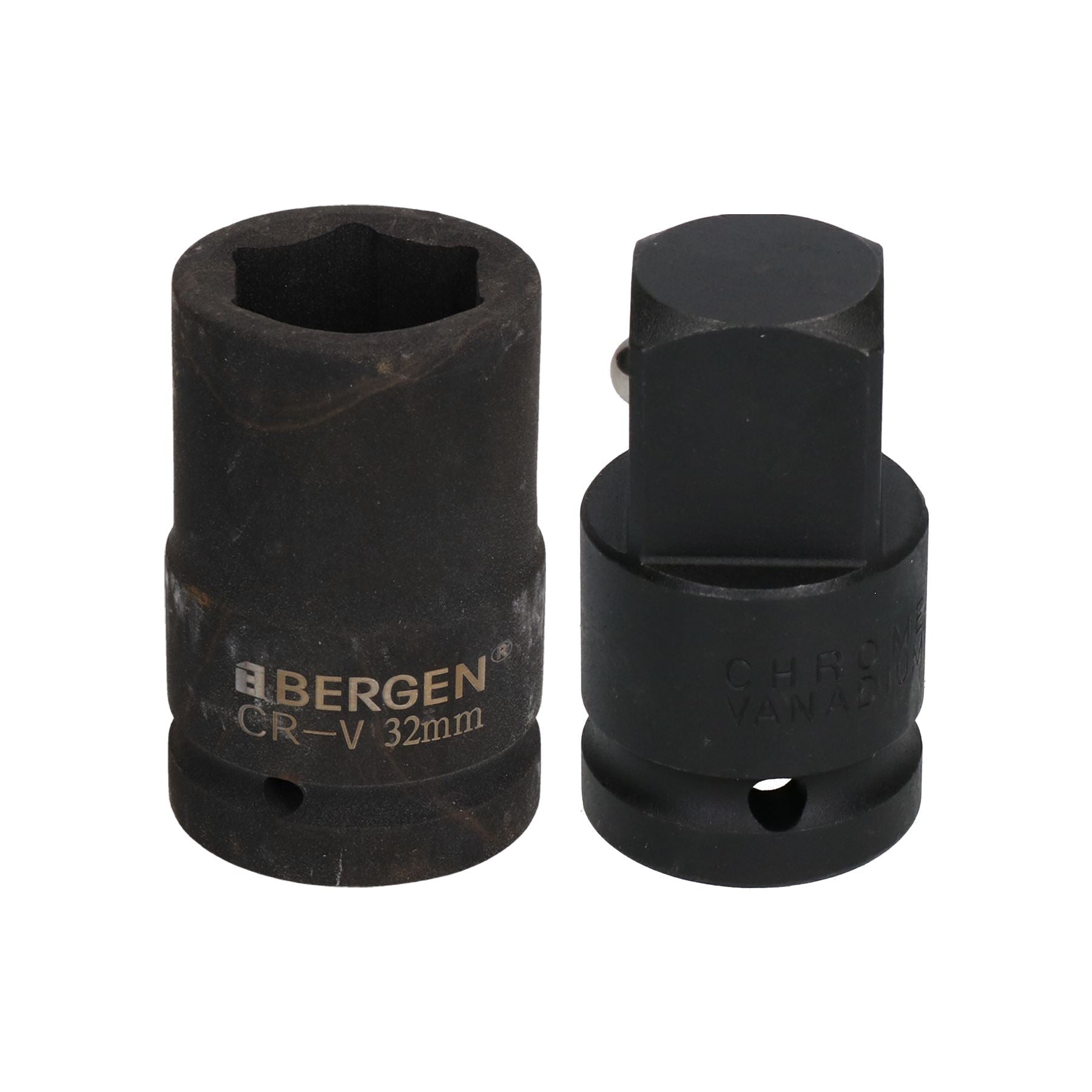 32mm Metric 3/4" or 1" Drive Deep Impact Socket 6 Sided With Step Up Adapter