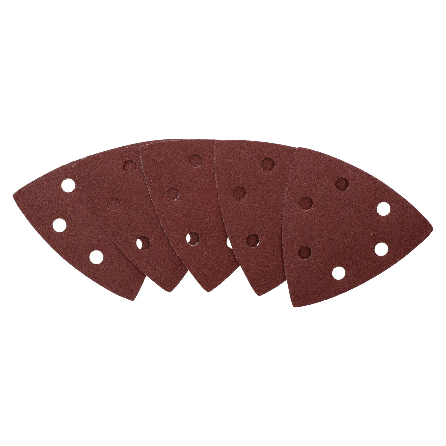 Disques abrasifs de ponçage Delta à crochet et boucle 93 mm Triangle 120 grain fin 50 pièces