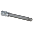Embout de clé Allen à six pans creux à tête sphérique longue de 10 mm 3/8" CR-V de 85 mm de profondeur