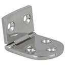 Polished Door Oval Hinge Stainless Steel 40mm x 75mm 316 Marine Cabin