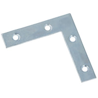 Corner Mending Plates Flat L Shape Fixing Brackets 75mm x 75mm x 12mm
