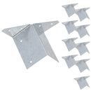 Arris Rail Bracket Fence Post Support Galvanised 100mm, 225mm or 300mm