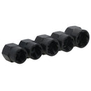 Lot de 5 douilles d'extraction pour écrous de boulons endommagés, entraînement 14 mm - 19 mm, 3/8"