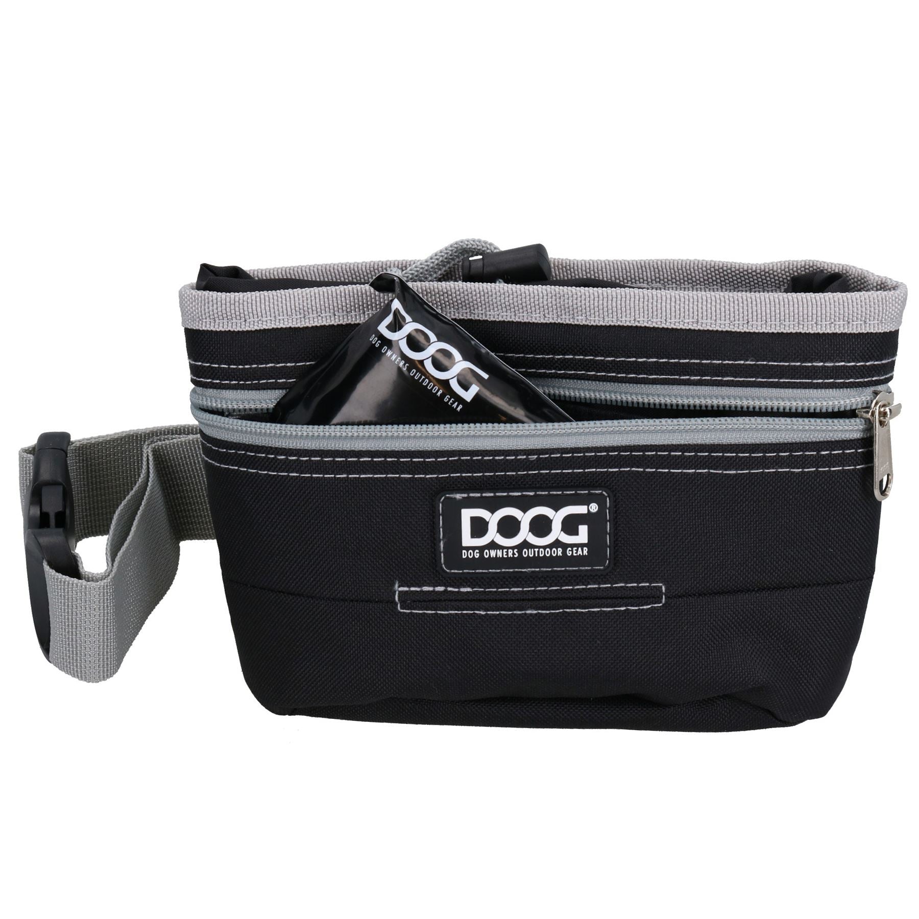 Pochette de rangement noire résistante aux intempéries pour sac à friandises, ceinture de dressage pour chien, indispensable