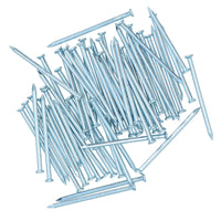 2mm x 50mm Round Headed Wire nails For Concrete Brick Wood Zinc Plated