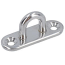 5mm Pad Eye Plate Tie Down Anchor Ring Stainless Steel A2