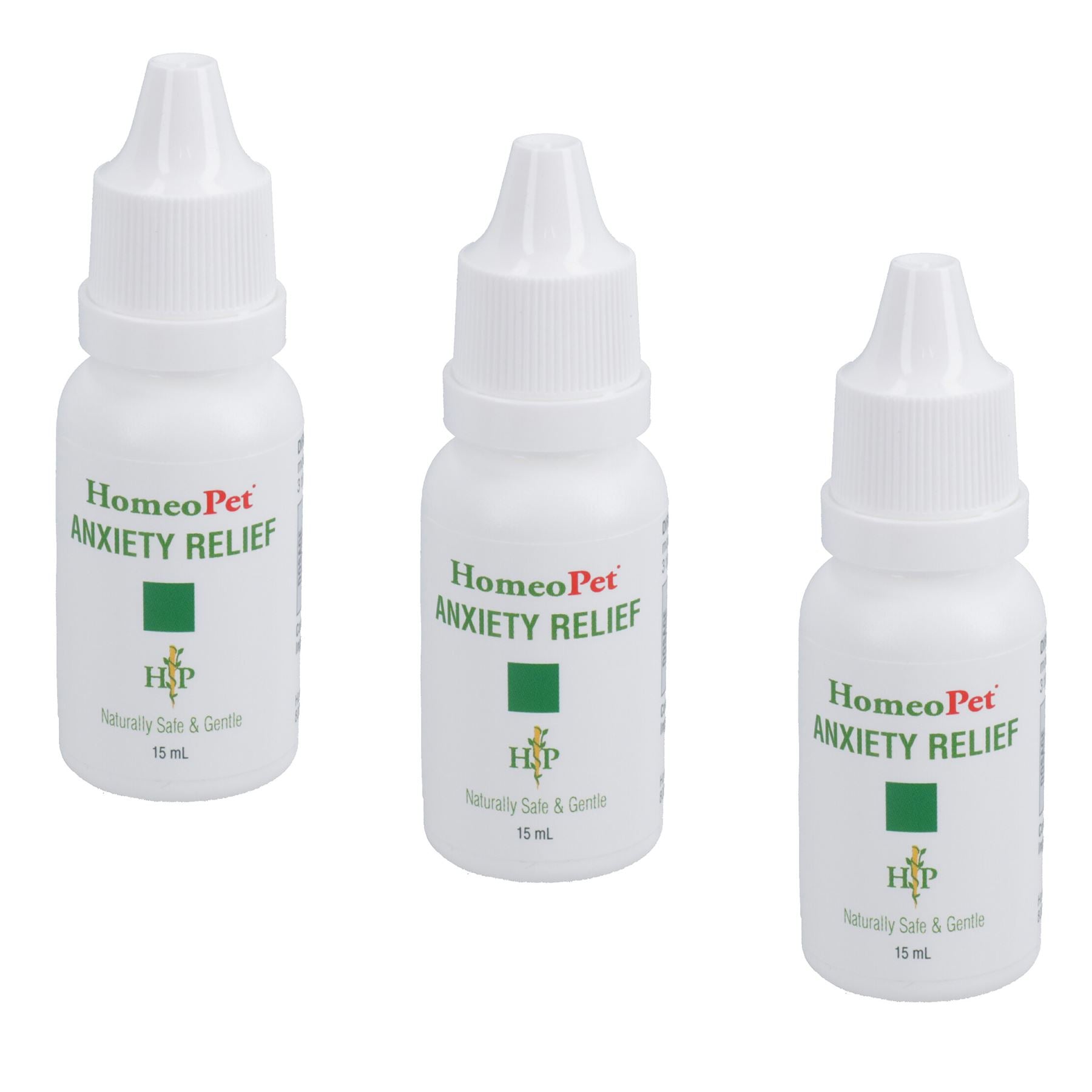3PK 15ml Natural Anxiety Homeopathic Remedy Dogs, Cats, Small Animals, Birds