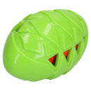 Dog Play Time Tough Crunch Rugby Ball Dog Toy Medium 13cm/5" 2pk