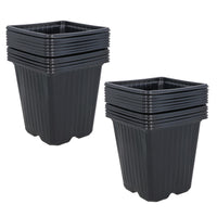 9cm Square Plant Flowers Seeds Seedling Plastic Pots Trays Containers