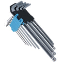 9pc Metric Ball Ended Allen Hex Keys Extra Long With Holder 1.5mm – 10mm