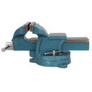 4 Inch Heavy Duty Bench Vice With Swivel Base + Anvil Workshop Clamp Cast Iron