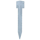 Garden Sleeper Single Corner Support Stainless Steel Stake Spike 440mm