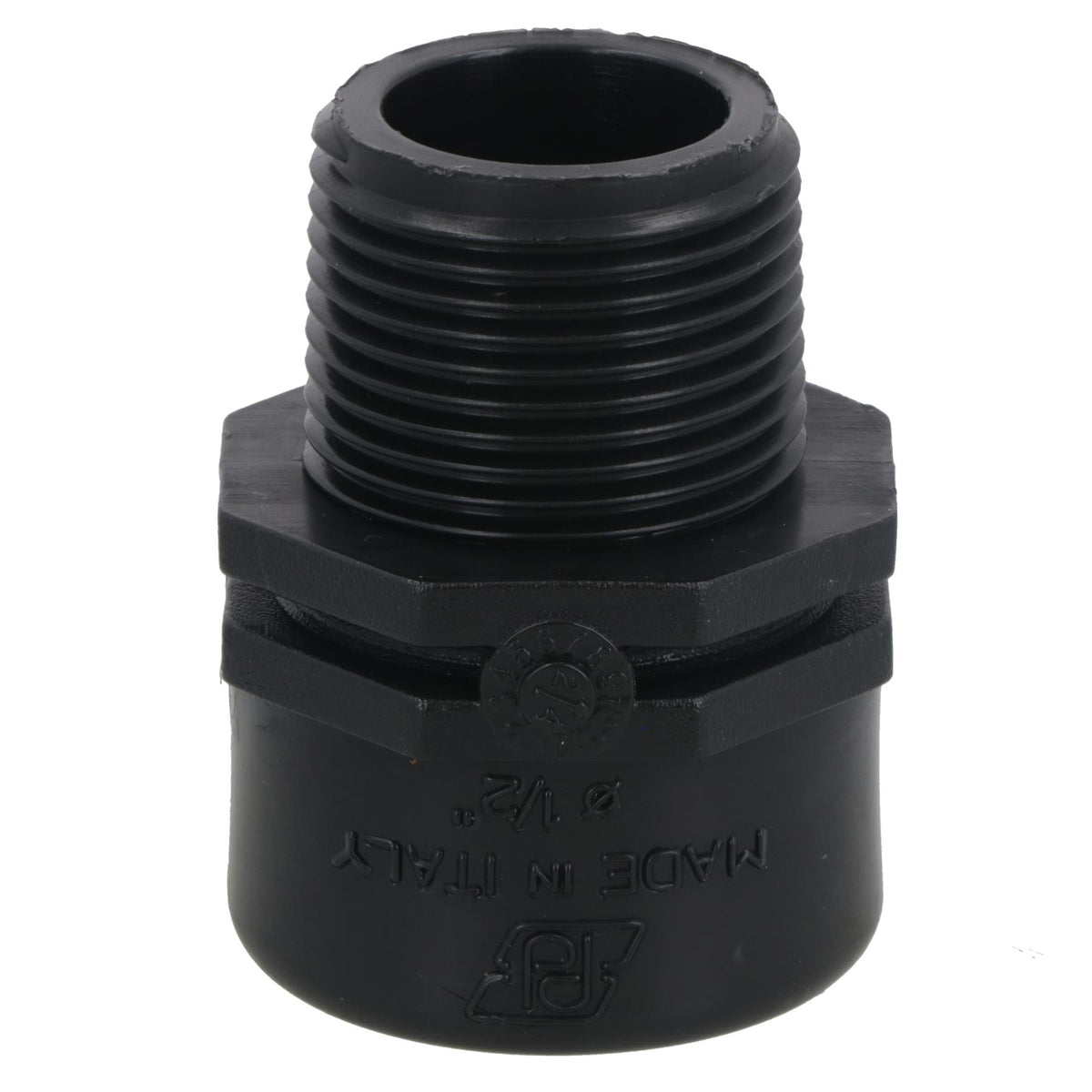 Polypropylene PP Threaded Reducing Socket Female – Male 3/4in – 1/2in BSP