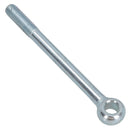 M10 140mm Eye Bolt Single Bolt Zinc Plated Threaded Rings DIN444 Catenary Wire