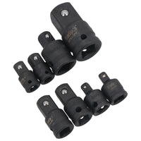 Impact Impacted Socket Adapter Adaptor Step Up Reducers 1/4" - 3/4" Drive 8pc
