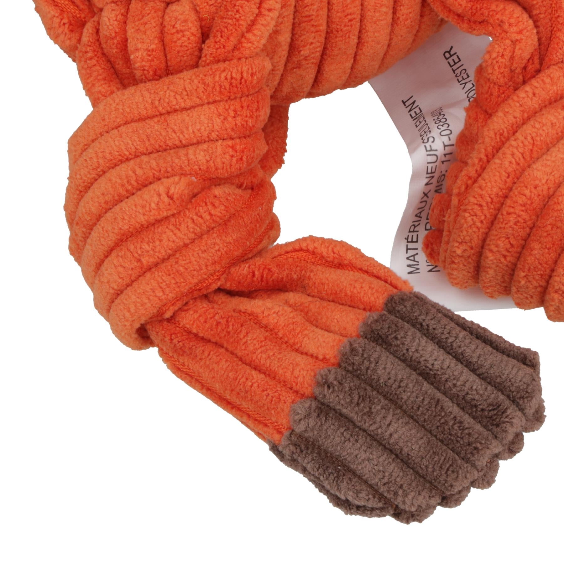 Small Moose Knottie Plush Durable Multi Squeaky Dog Puppy Toy 10x12x21cm