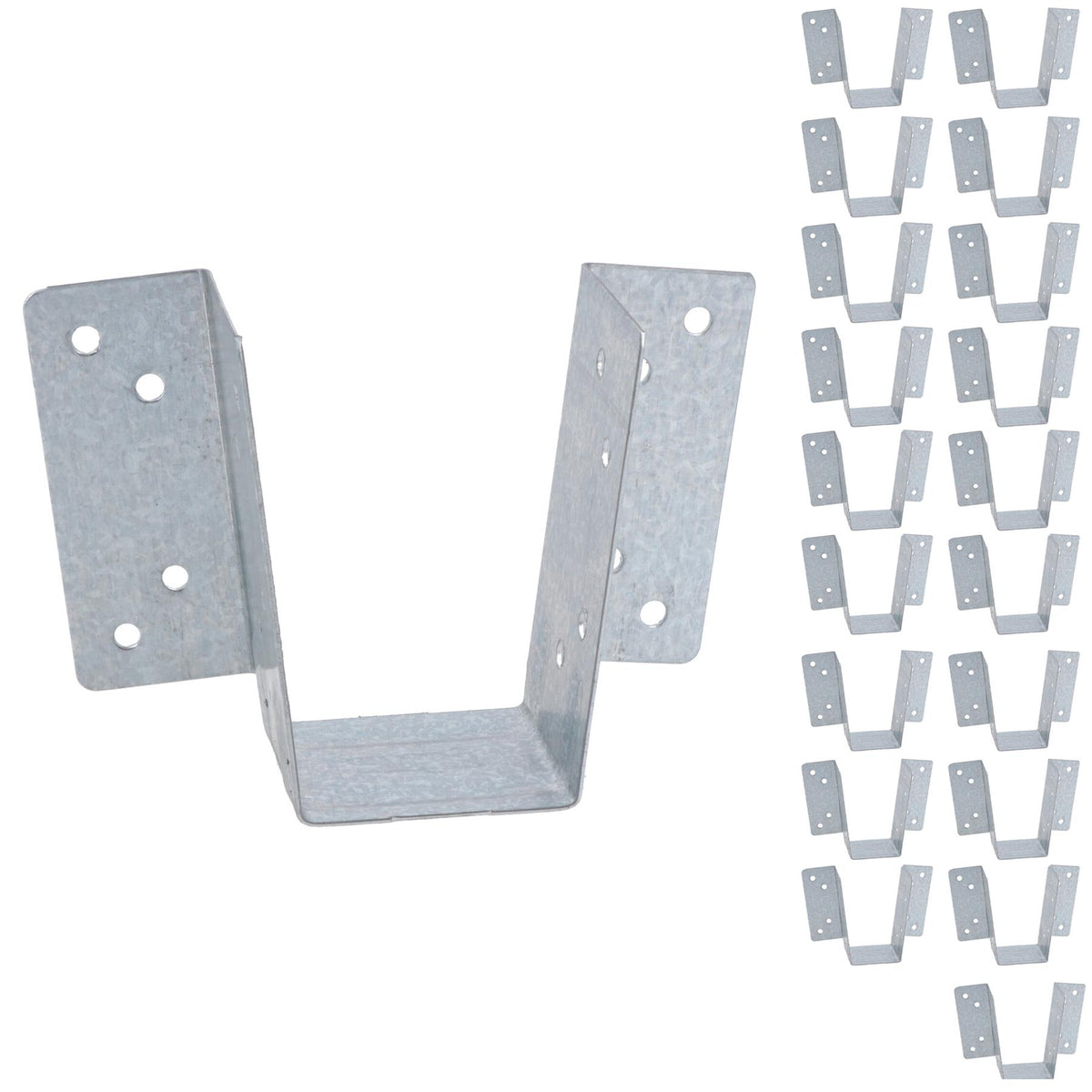 Mini Timber Wood Joist Hanger 38mm Decking Loft Galvanised Beam Holder