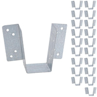 Mini Timber Wood Joist Hanger 38mm Decking Loft Galvanised Beam Holder