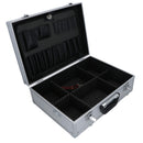 Aluminium Tool Case Box Storage Holder Organiser With Handle + Shoulder Strap