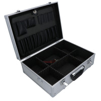 Aluminium Tool Case Box Storage Holder Organiser With Handle + Shoulder Strap