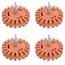 4 Inch Rubber Pinstripe Decal Eraser Wheel Adhesive Sticker Remover