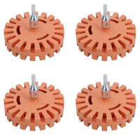 4 Inch Rubber Pinstripe Decal Eraser Wheel Adhesive Sticker Remover