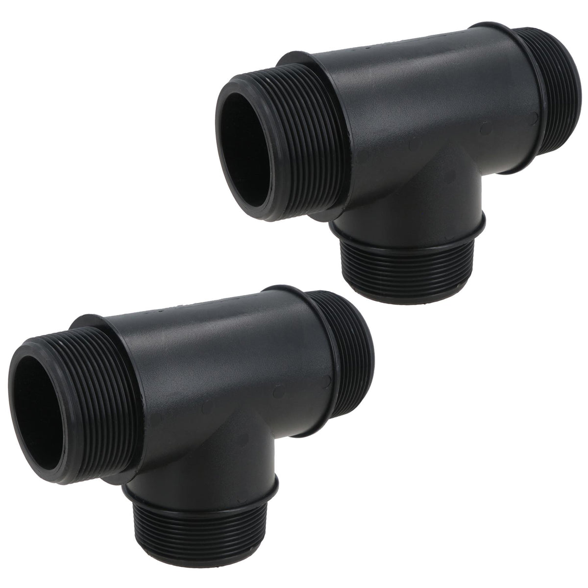 Polypropylene PP 2in BSP Male Threaded 90° Tee Piece Equal Tees