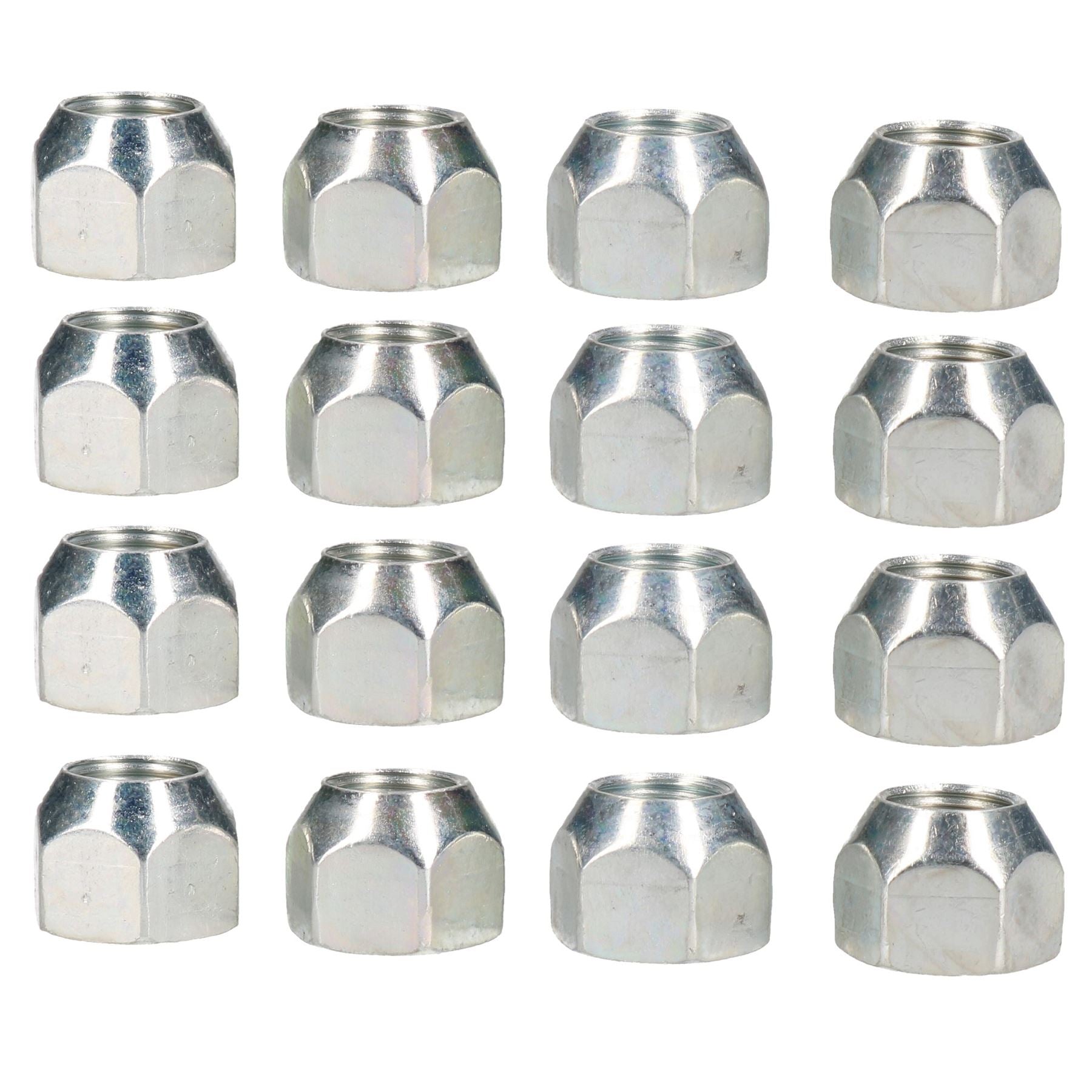 1/2" UNF Conical Wheel Nuts Nut Pack of 16 for Trailer Caravan Suspension Hubs