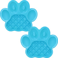 2PK Blue PAW Interactive Dog Slow Feeder Food Accessories Control Fast Eating