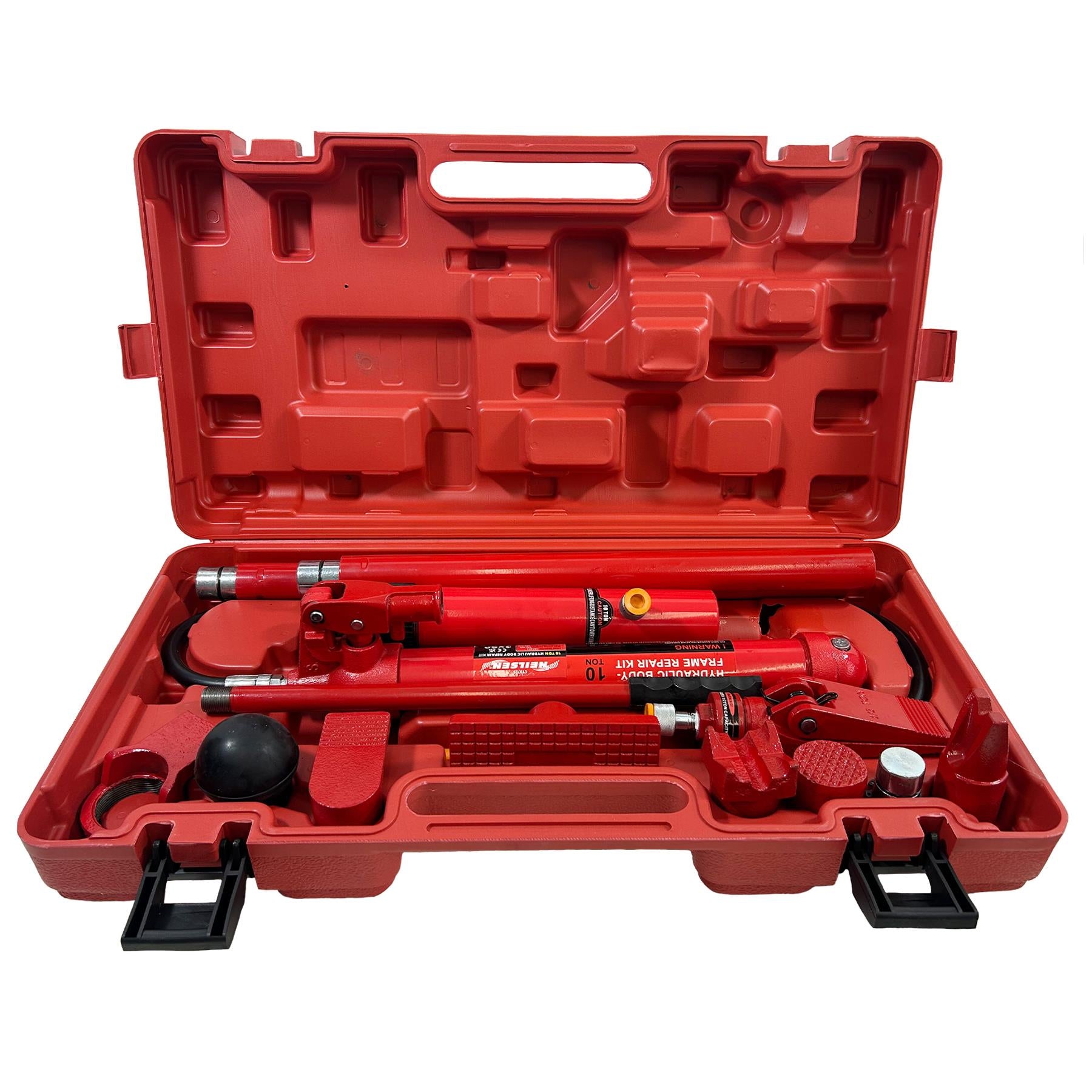 10 Ton Portable Hydraulic Auto Body Dent Frame Repair Kit Porta Pack Jack