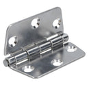 Polished Butterfly Door Hinge Stainless Steel 75mm x 73mm 316 Marine Cabin