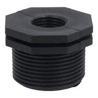 Polypropylene PP 1-1/4in – 1/2in Female – Male Pipe Threaded Reducing Bush