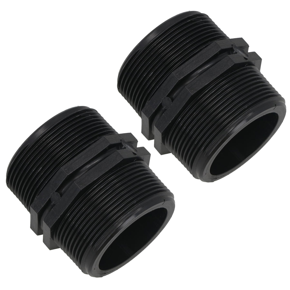 Polypropylene PP Male Nipple Thread Pipe Fitting Sockets 2in – 2in BSP