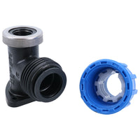 25mm x 1/2" MDPE Wall Elbow Outside Tap Fitting Threaded Connector Bend