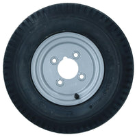 350 kg verzinkte Anhängerfederung &amp; 3 x 8 Zoll Räder &amp; Reifen-Kit 4 Zoll PCD