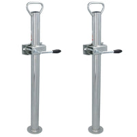 Drop Stand Stabilisierungsbein 48 mm x 700 mm für Anhänger Caravan mit Klemme