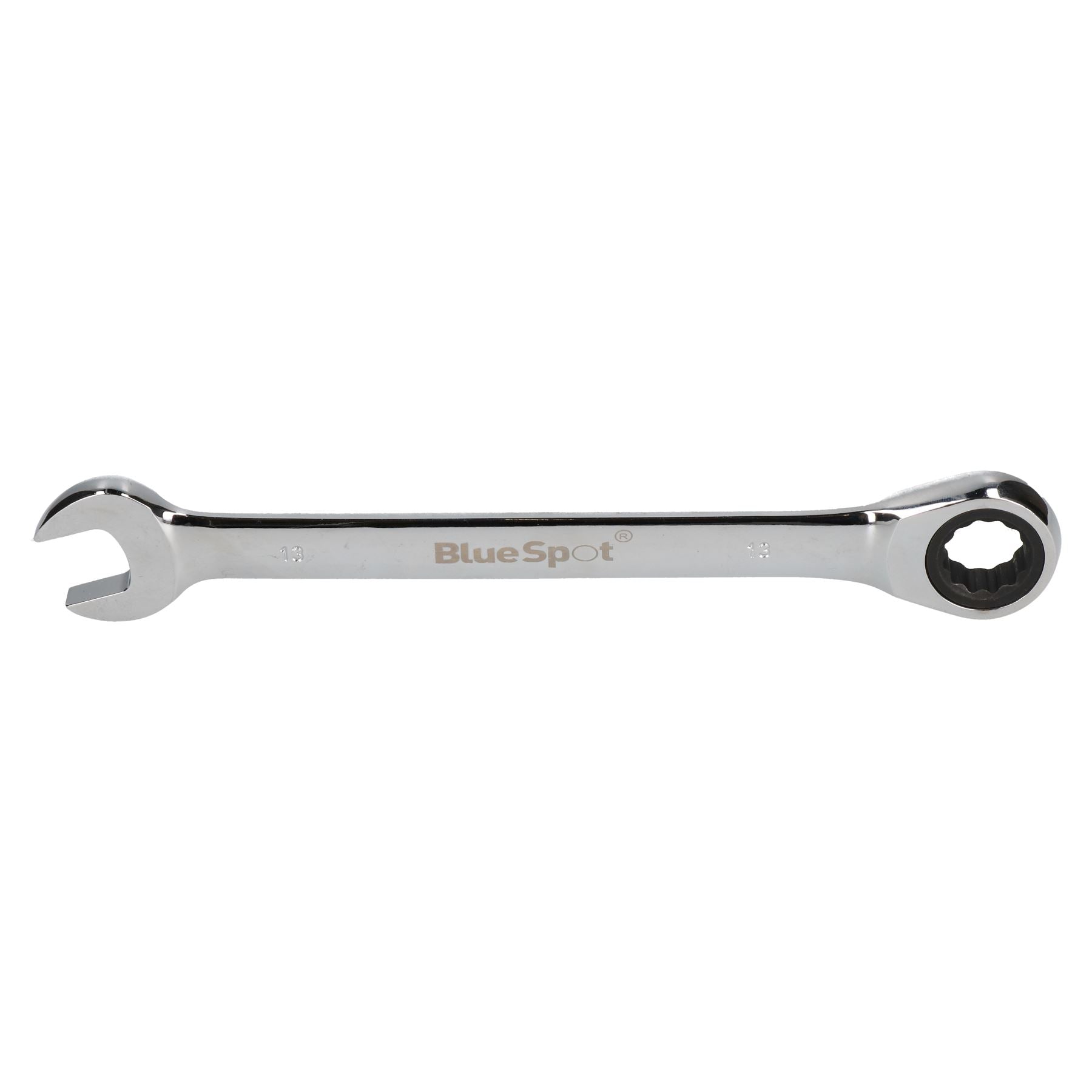 10mm +13mm Metric Ratchet Combination Spanner Wrench Reversible 72 Teeth