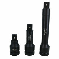 1-Zoll-Antrieb Amboss-Druckluft-Schlagschrauberpistole 2200Nm 8 Stecknüsse 24 – 38 mm + Verlängerungen