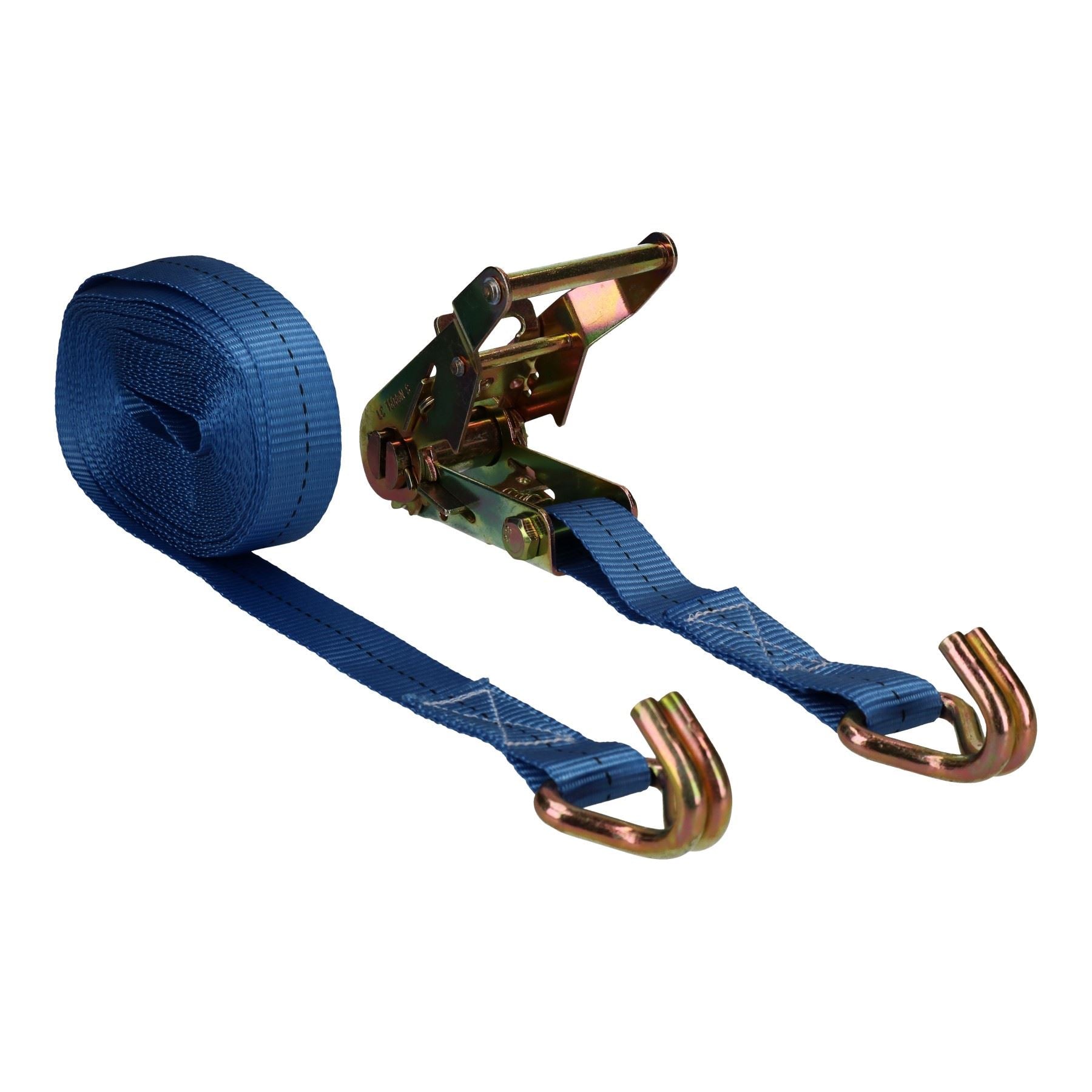 8 Metre x 25mm Heavy Duty ratchet Strap Tie Down Lashing Straps 0.4 To ...