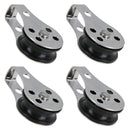 Type 2 Marine Pulley Block 26mm Diameter Nylon Wheel Stainless Steel