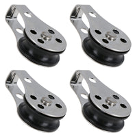 Type 2 Marine Pulley Block 26mm Diameter Nylon Wheel Stainless Steel