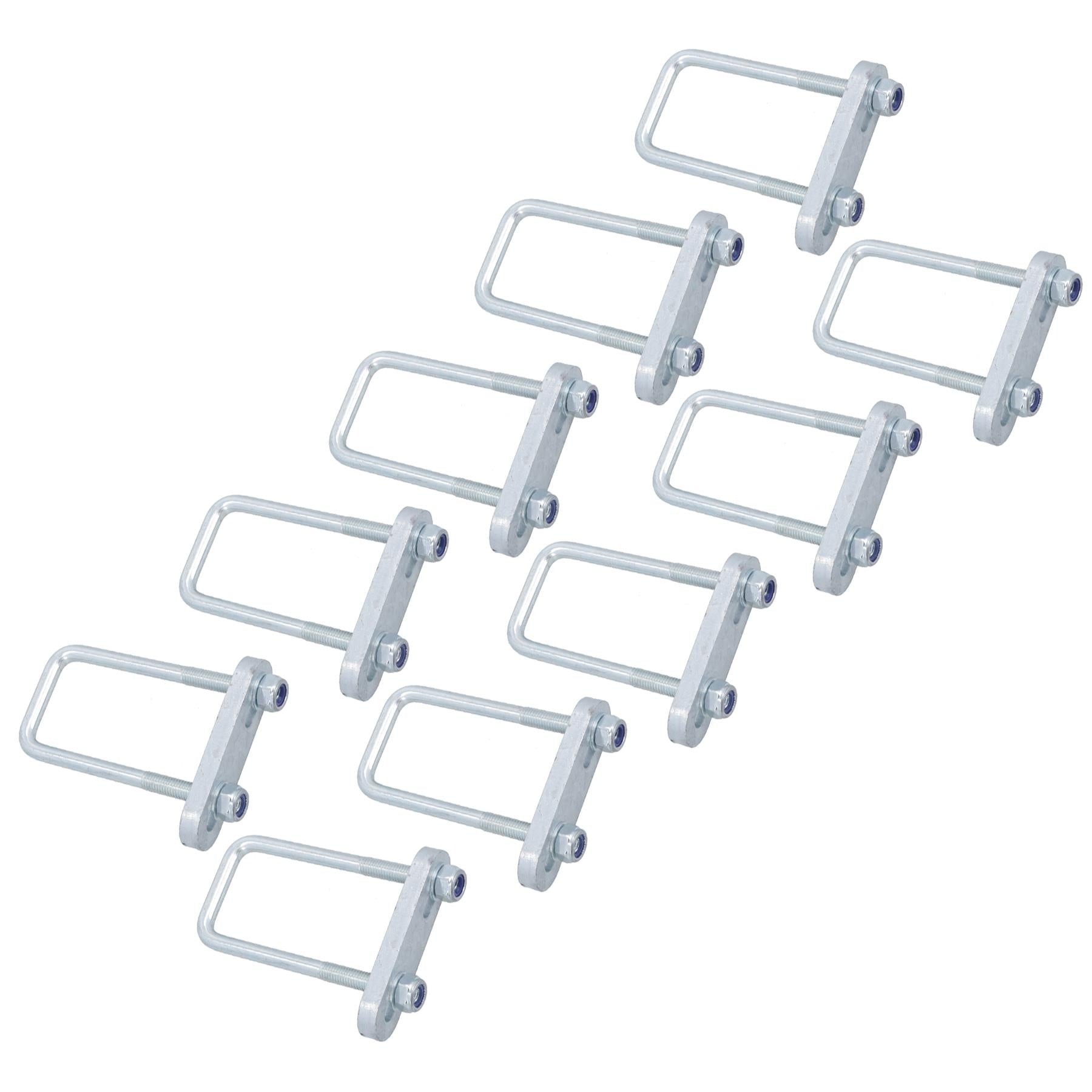 M10 U-Bolt 48mm x 120mm With Plates High Tensile for Boat Trailers