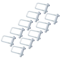 M10 U-Bolt 48mm x 120mm With Plates High Tensile for Boat Trailers