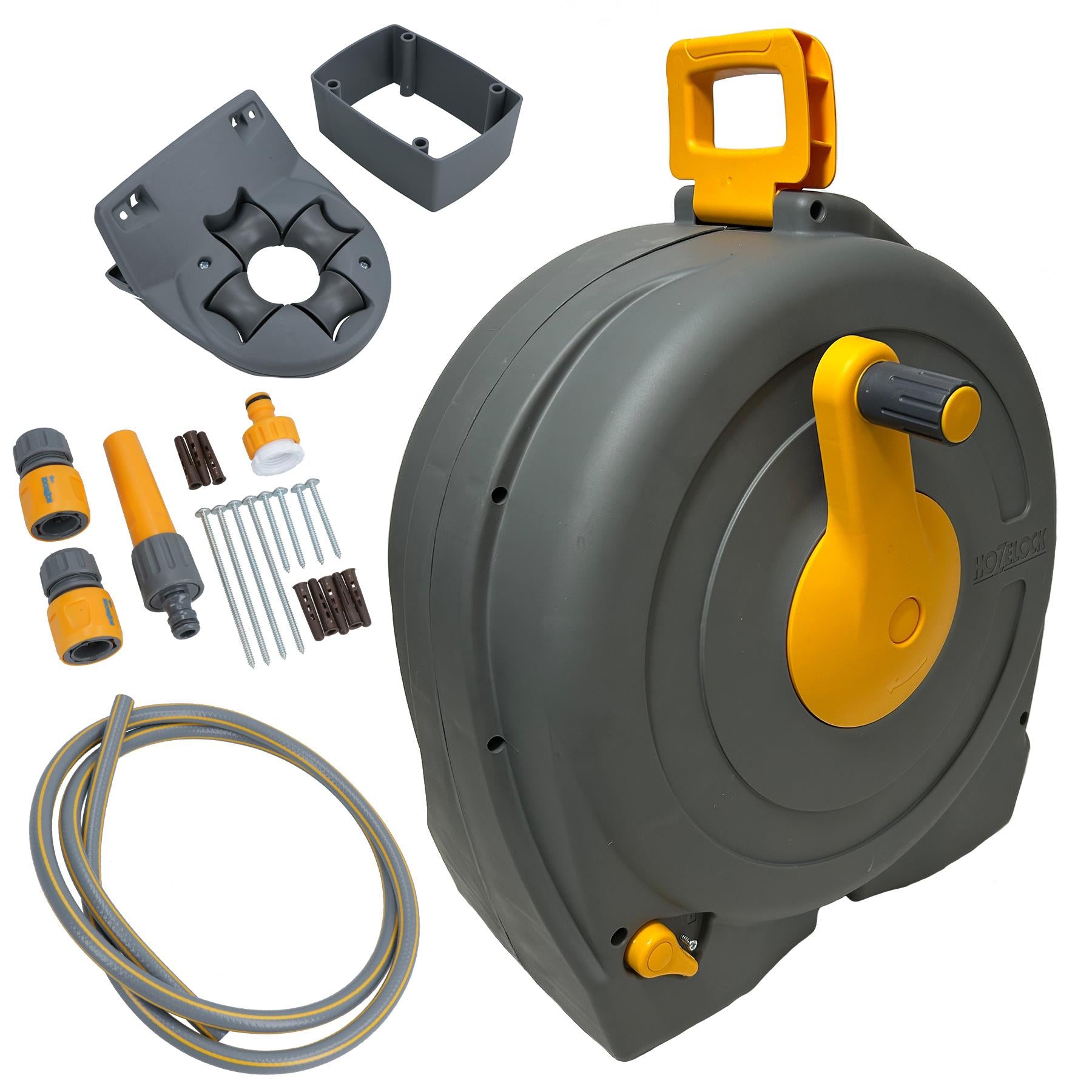 Fast Reel Wall Mounted Portable Garden Hose Spraying Watering Hose 40m