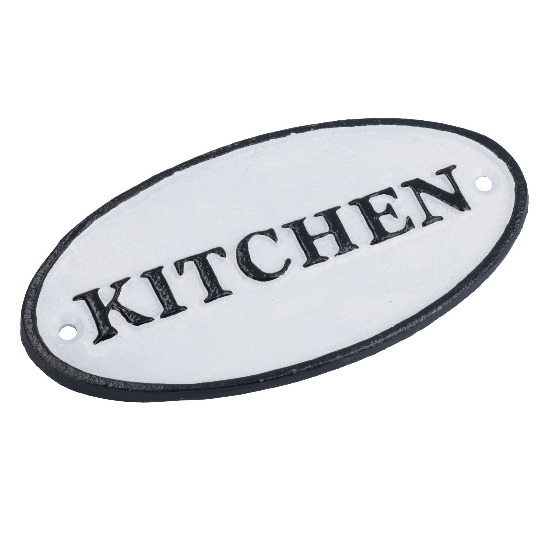 Kitchen Cast Iron Sign Plaque Door Wall House Home Gate Post Cafe Restaurant