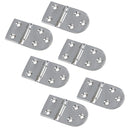 Polished Door Oval Hinge Stainless Steel 40mm x 75mm 316 Marine Cabin