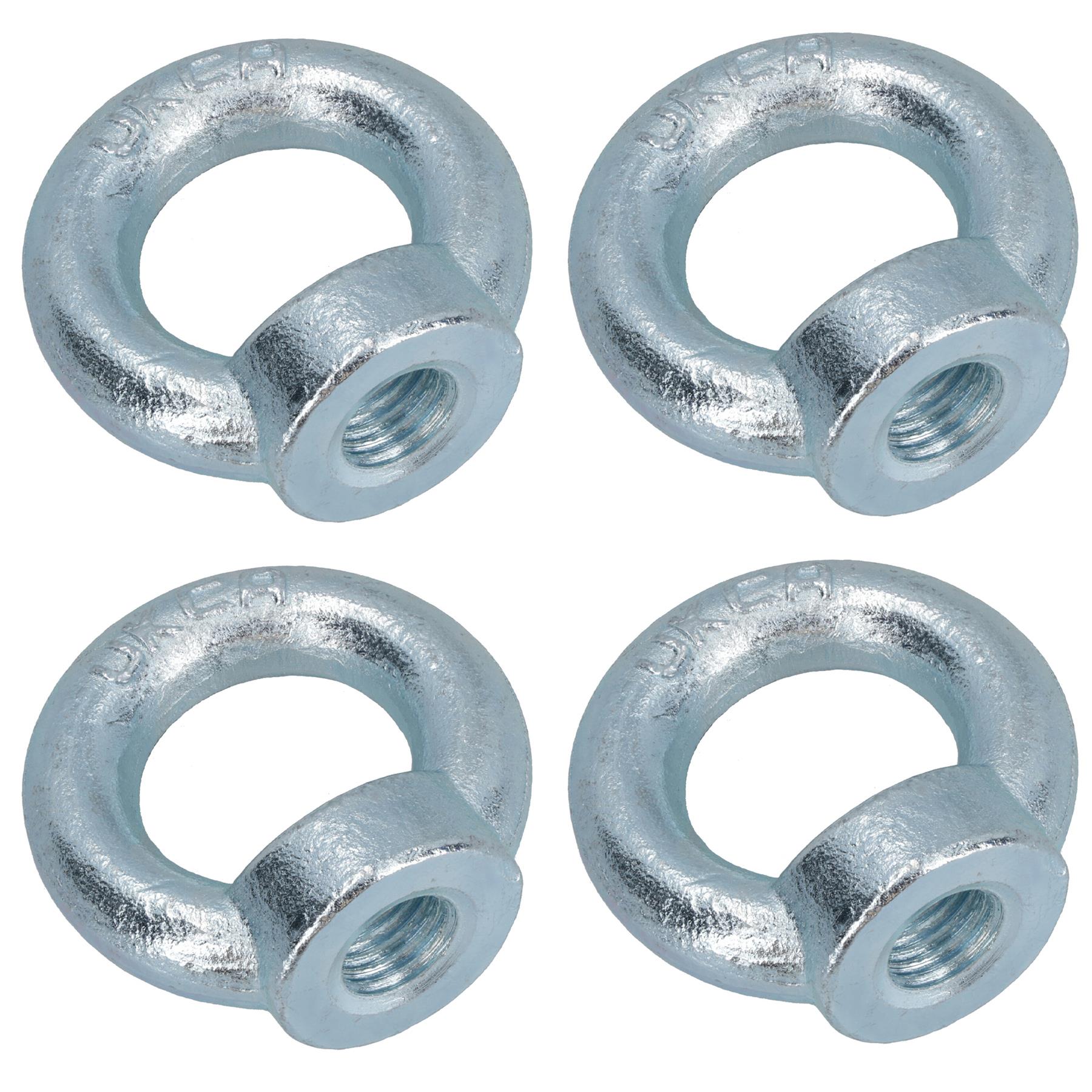 6mm – 48mm Metric Lifting Eye Nut Fastener Internal Female Thread Zinc Plated