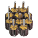 25mm 80 Grit Abrasive Flap Wheel Discs Sanding Rust Removal 6mm Shank