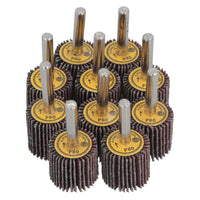 25mm 80 Grit Abrasive Flap Wheel Discs Sanding Rust Removal 6mm Shank