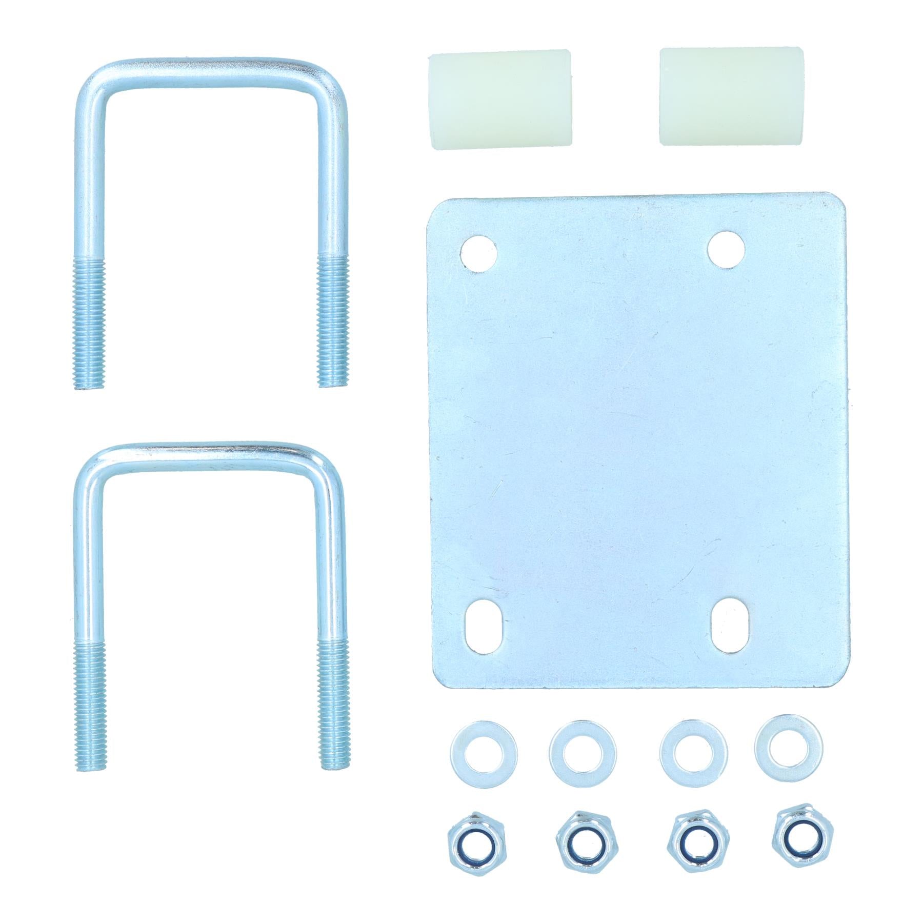 Kit de fixation de roue jockey de remorque Easy Fit SANS PERÇAGE Erde Daxara TR184